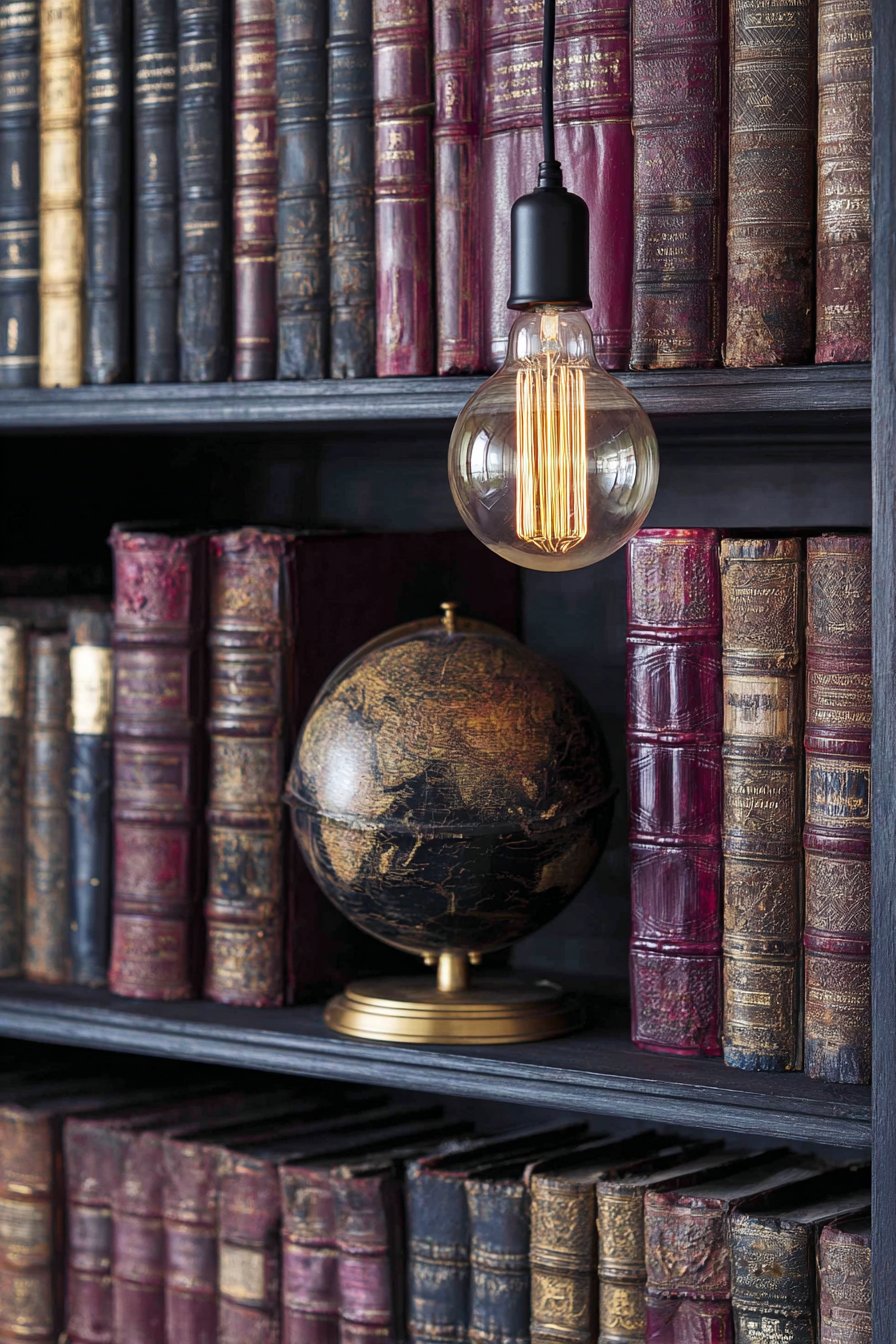 Curating an Authentic Book Collection Display