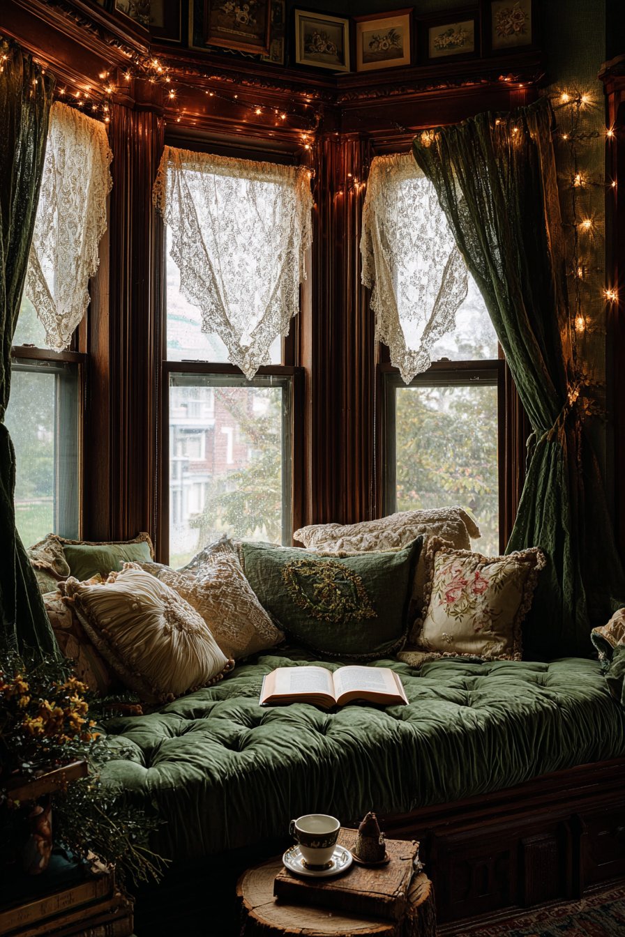 Cozy Bay Window Reading Nook