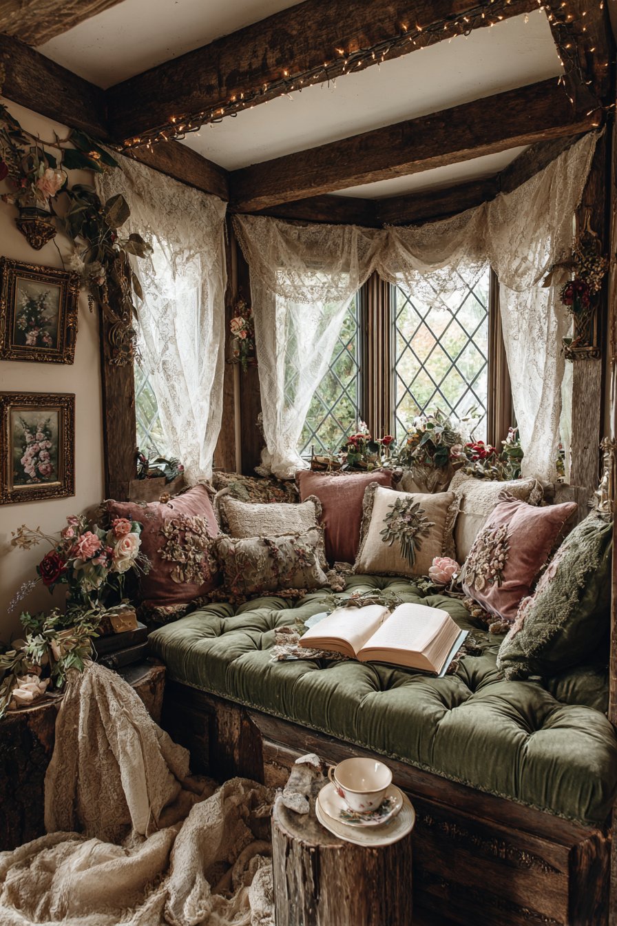Cozy Bay Window Reading Nook