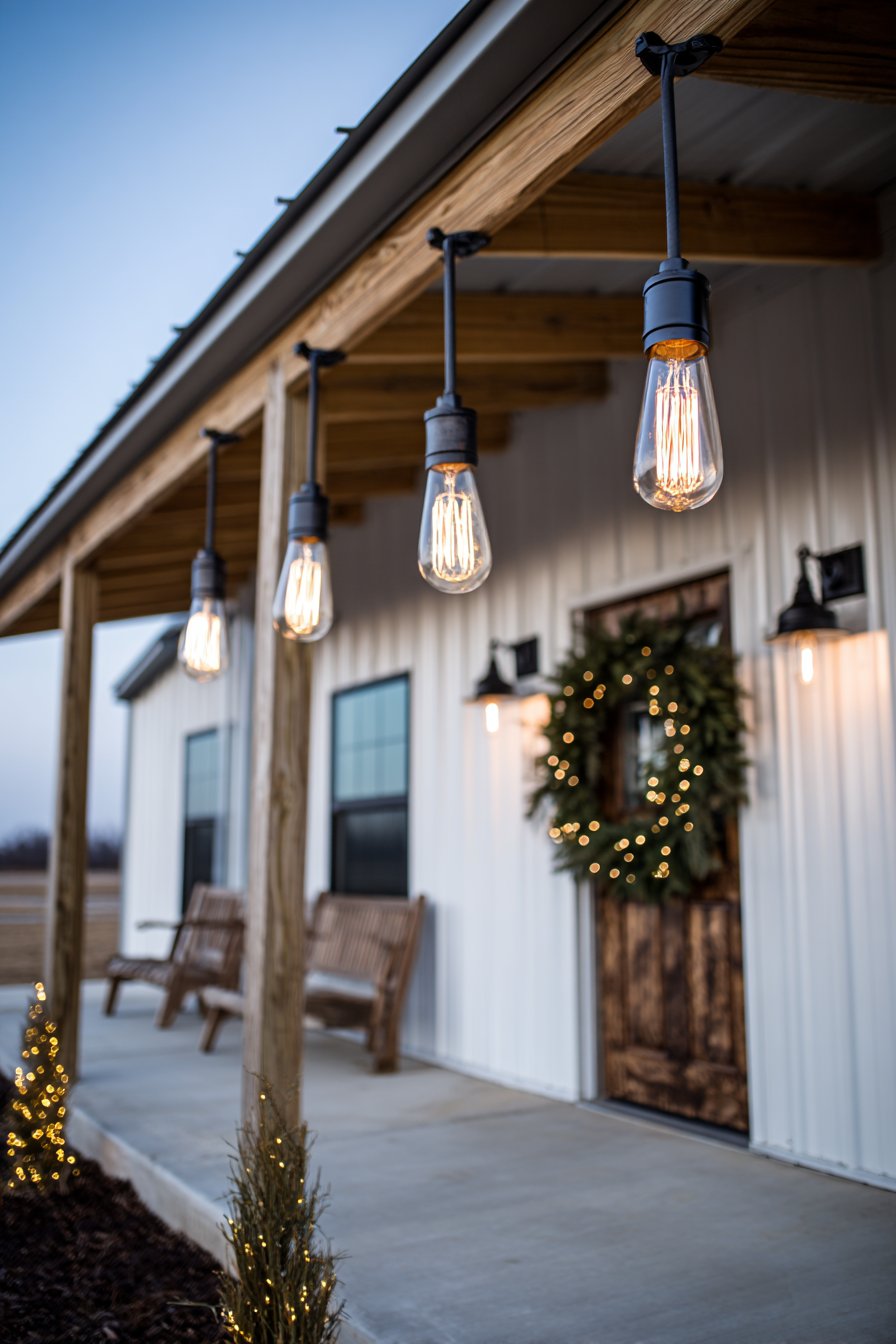 Modern Farmhouse Edison Bulb Elegance