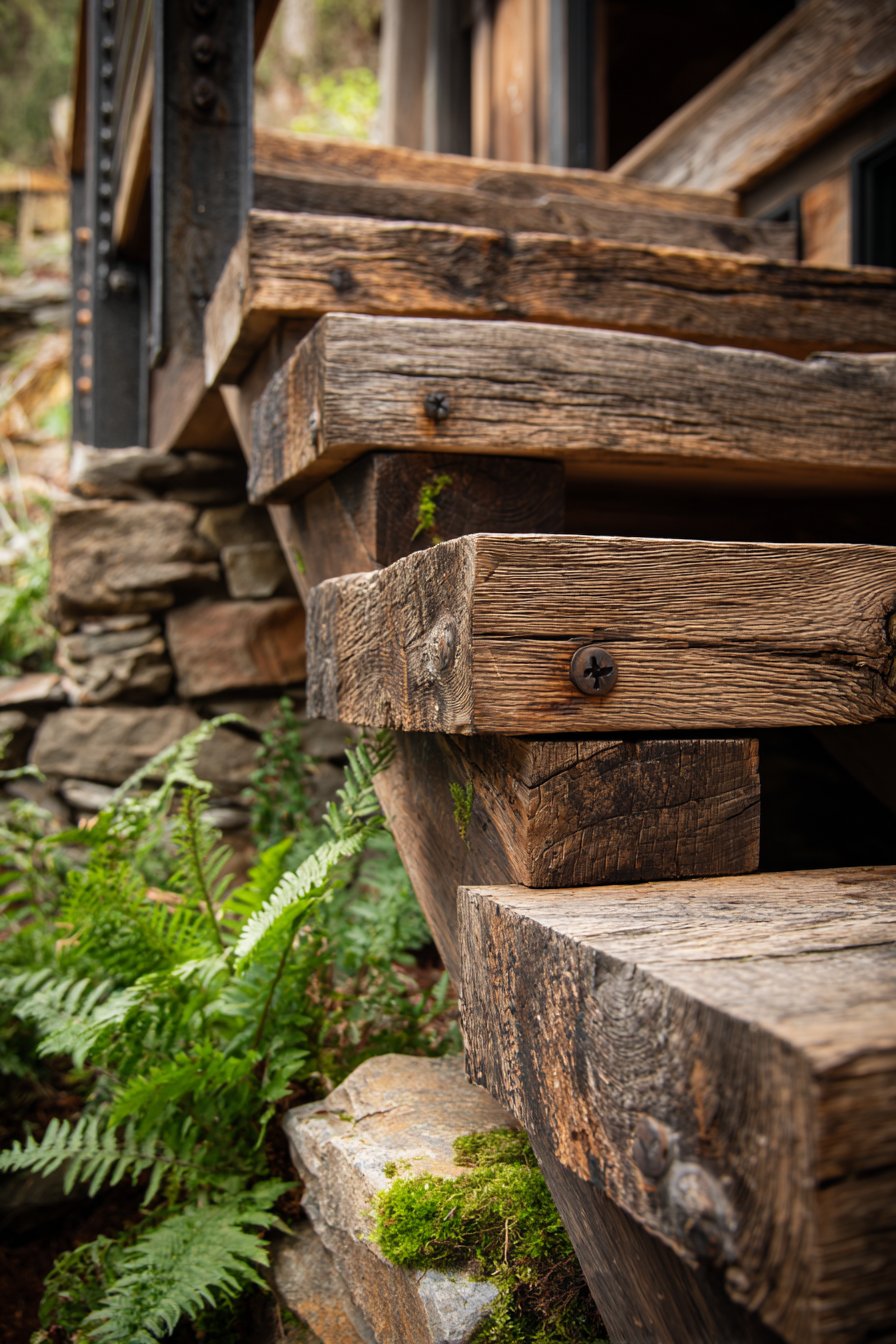 Rustic Reclaimed Barn Wood Construction