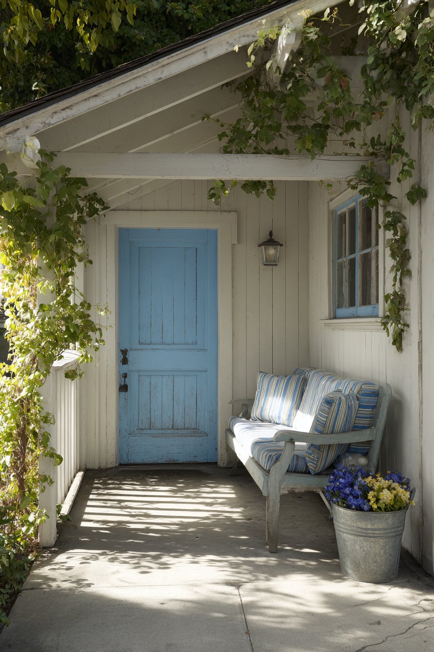 Vintage Blue Cottage Charm