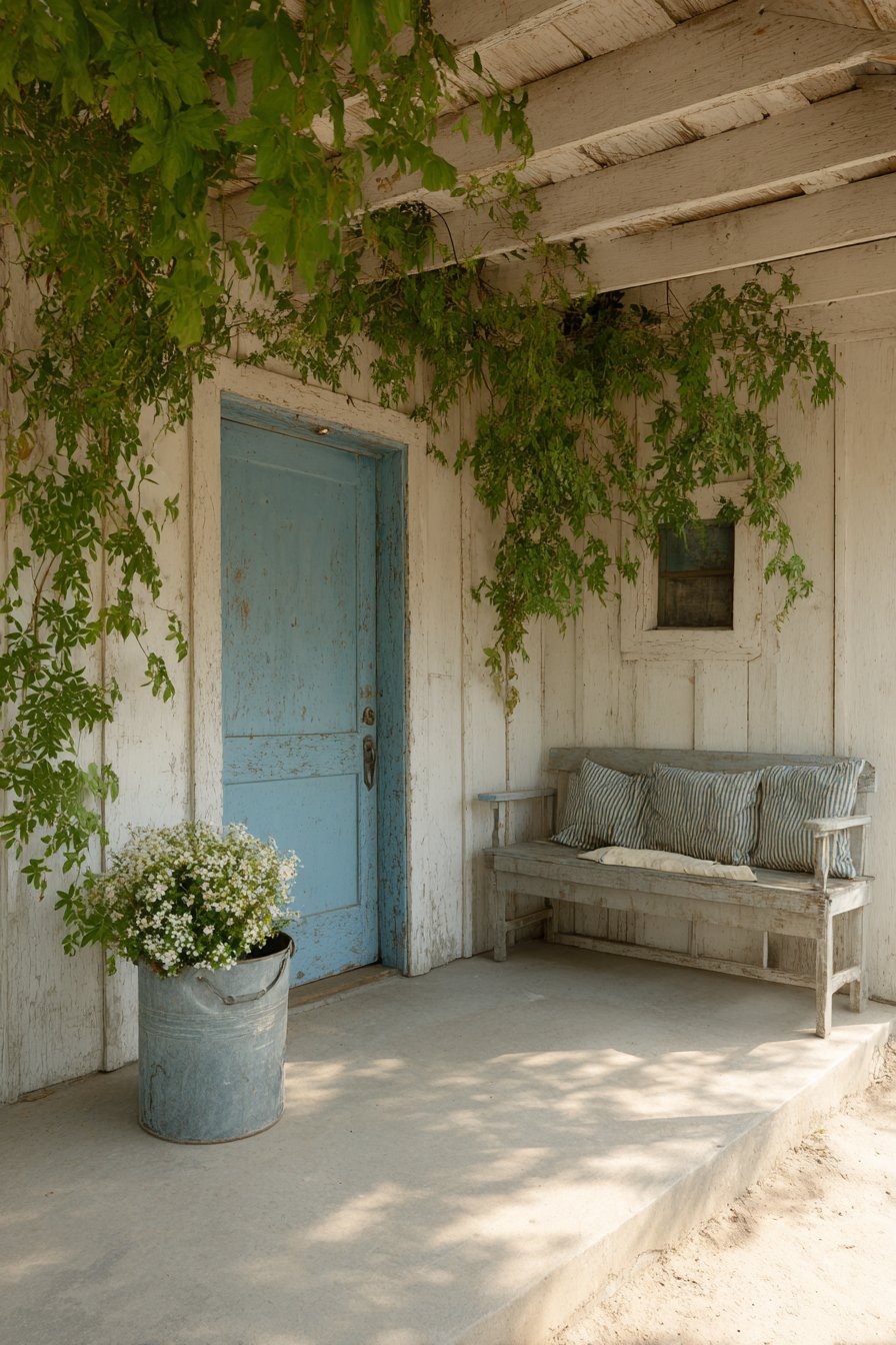 Vintage Blue Cottage Charm