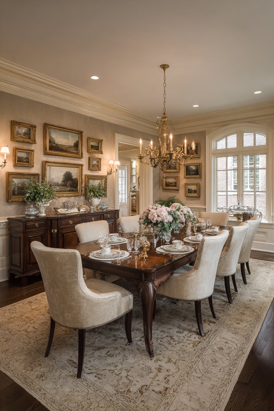 Cherry Wood Formality with Queen Anne Styling