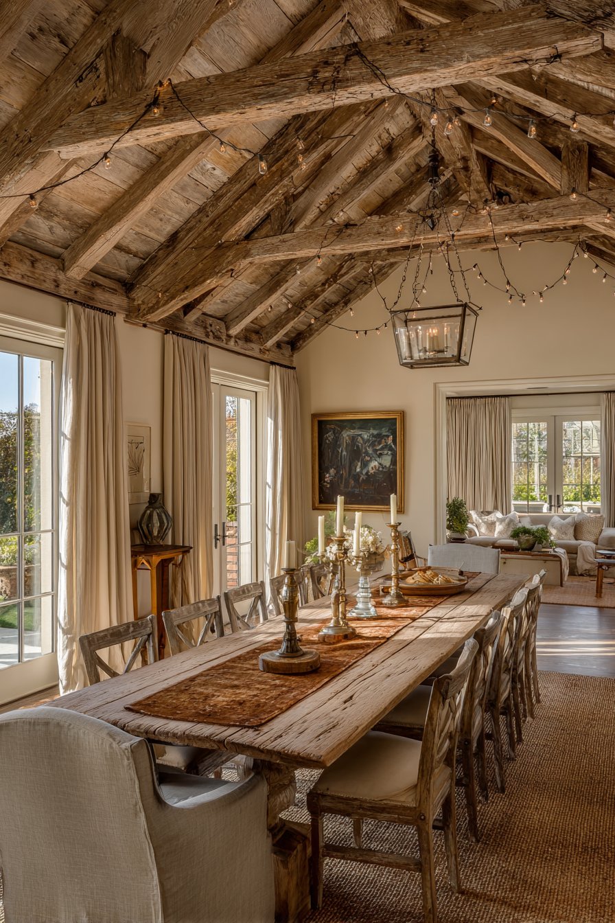 Rustic Farmhouse Charm with Reclaimed Wood Character