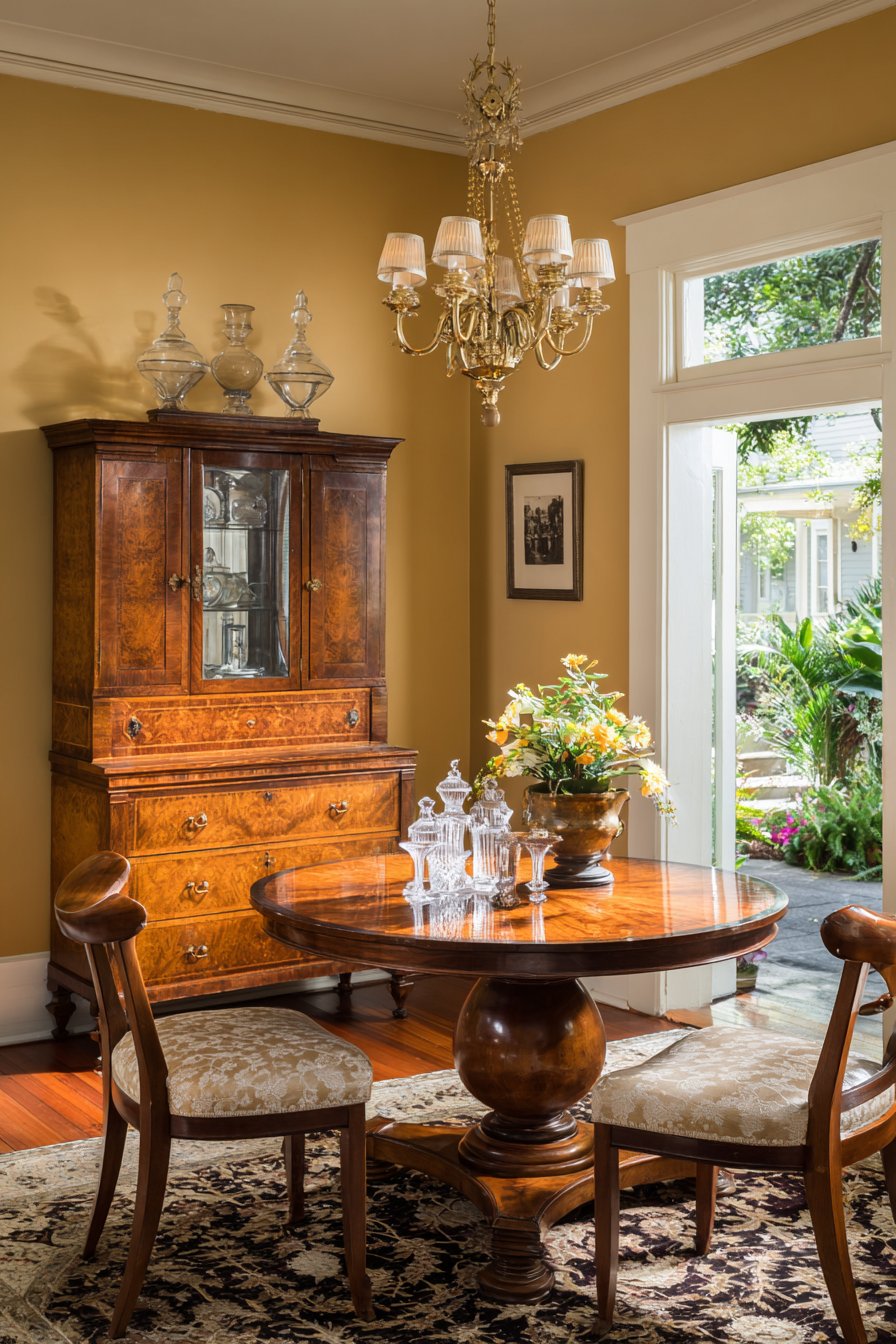 Biedermeier Blonde Fruitwood Understated Elegance