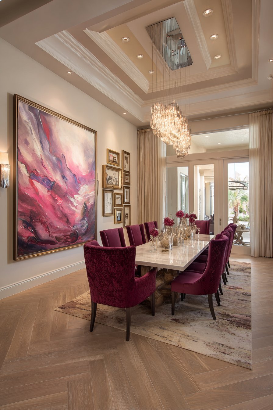 Modern Maximalist Bold Abstract Painting