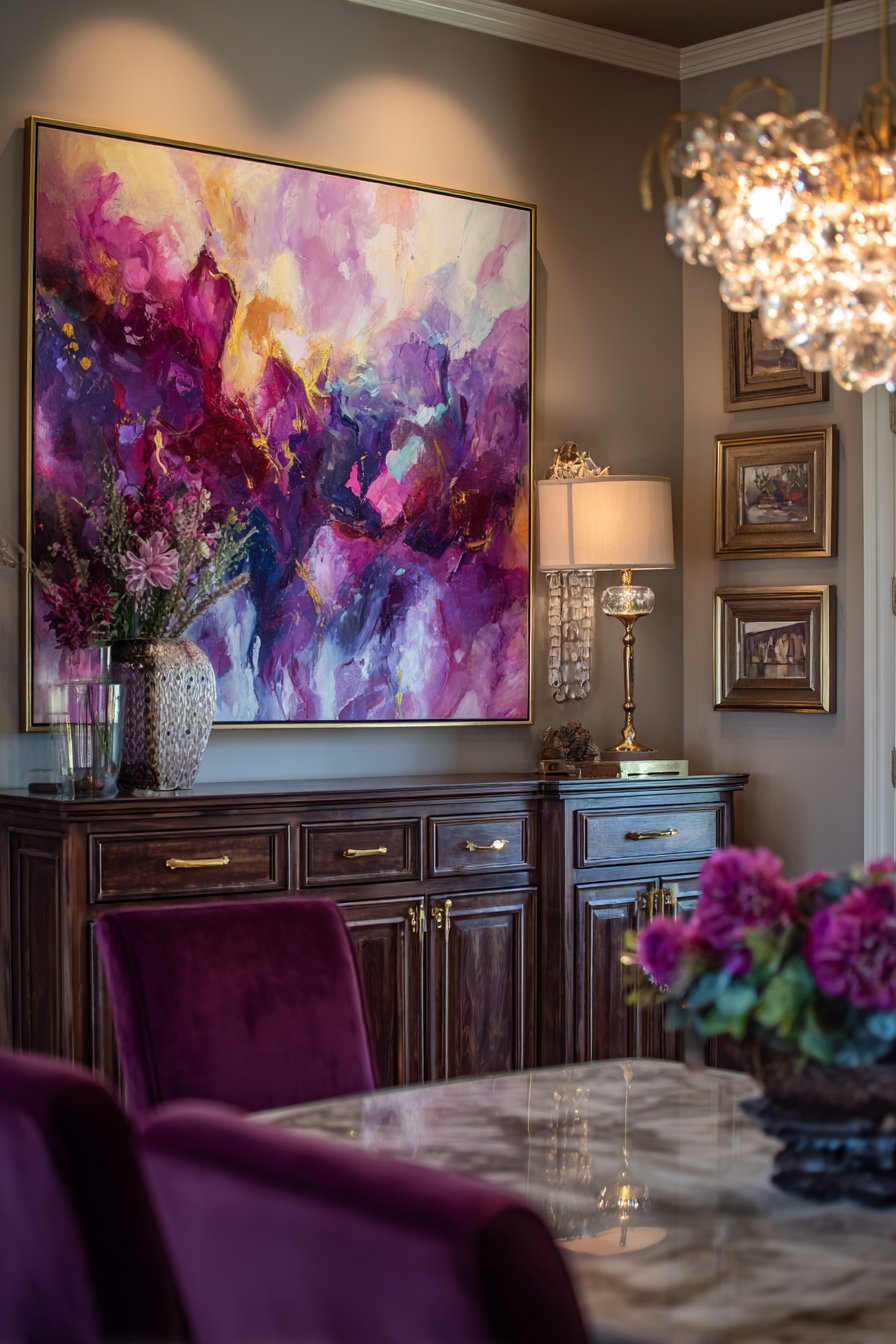 Modern Maximalist Bold Abstract Painting