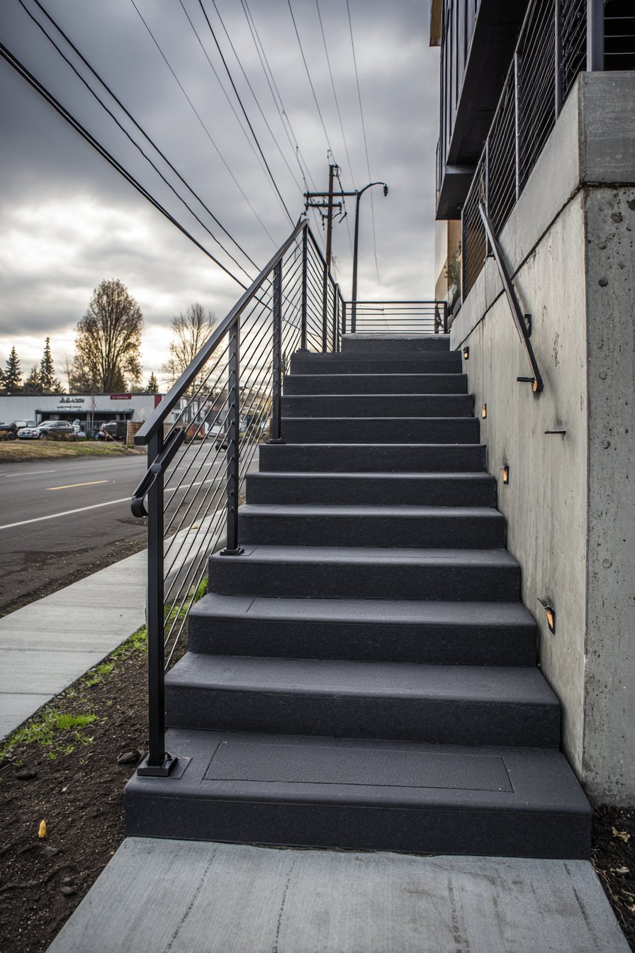 Practical Rubber Tread Concrete Design