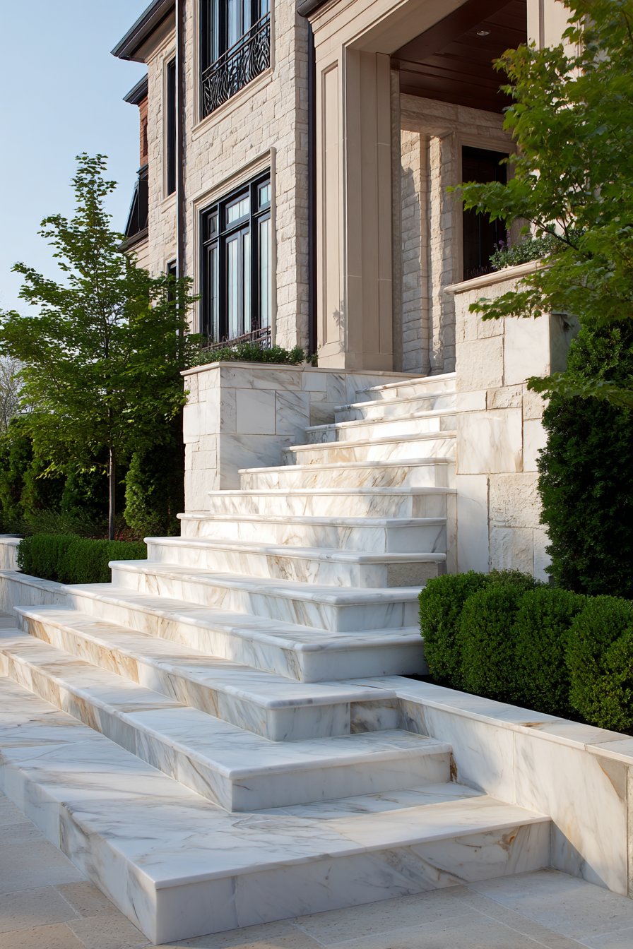 Luxury Marble with Bronze Accents