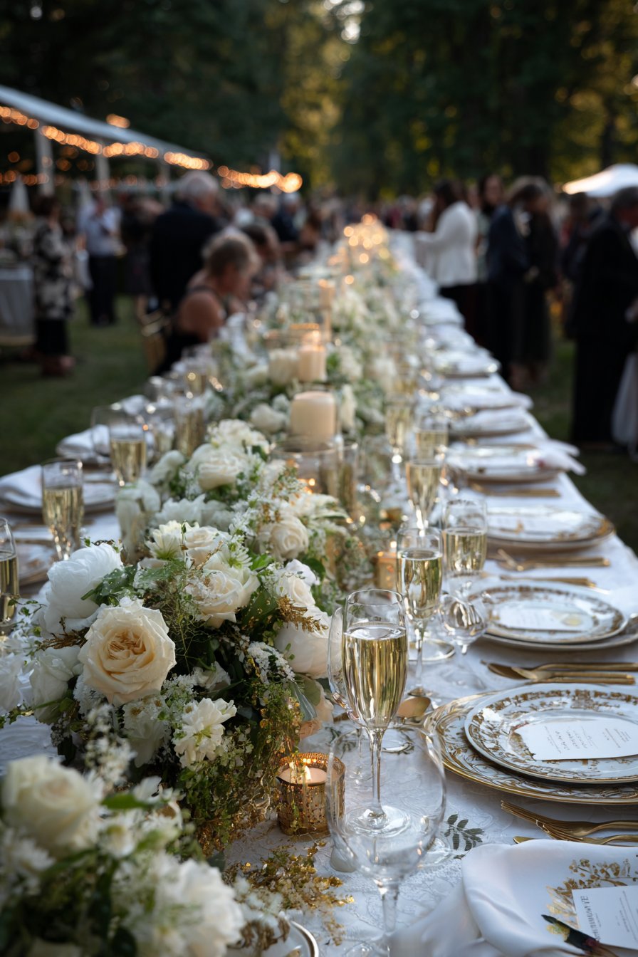 Milestone Celebration with Champagne Elegance