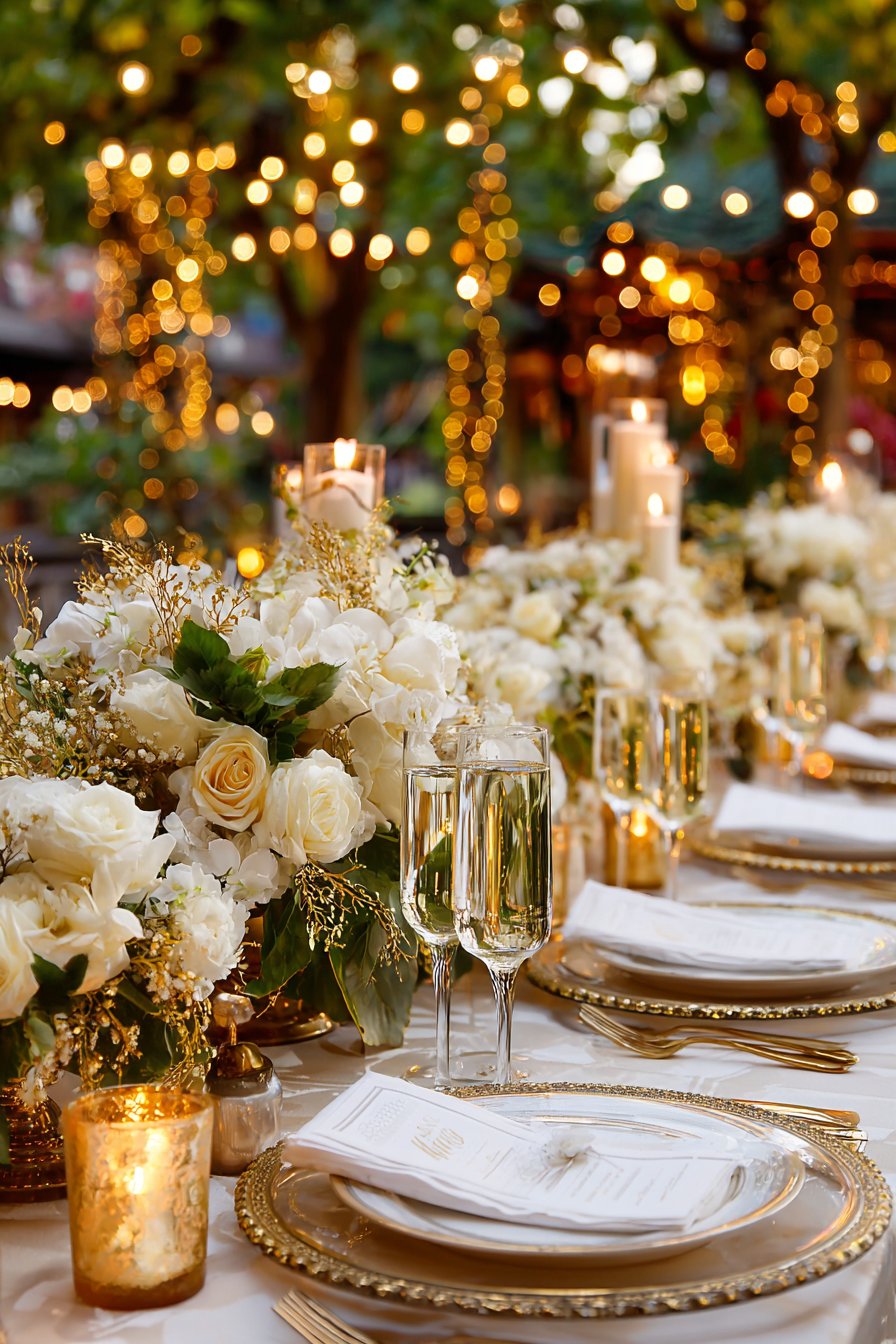 Milestone Celebration with Champagne Elegance