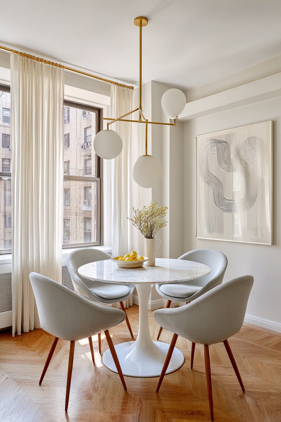 Mid-Century Tulip Table Timelessness