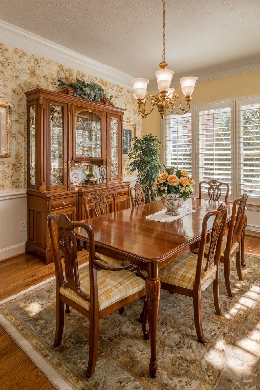 Cherry Rectangle with Check Fabric Accessibility