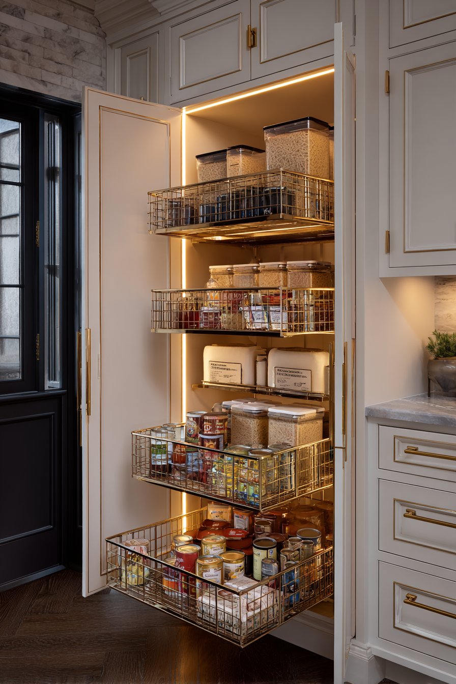 Implement Pull-Out Drawers and Sliding Baskets
