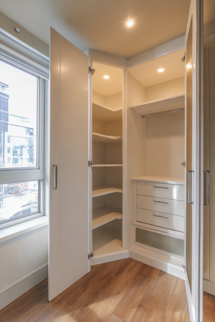 Space-Saving Corner L-Shaped Configuration