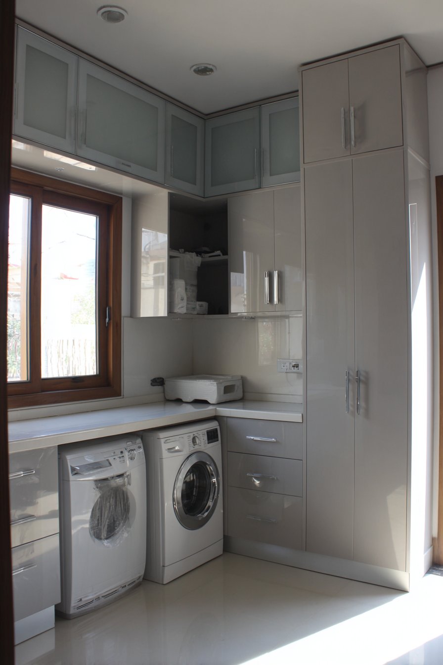 Space-Saving Corner L-Shaped Configuration