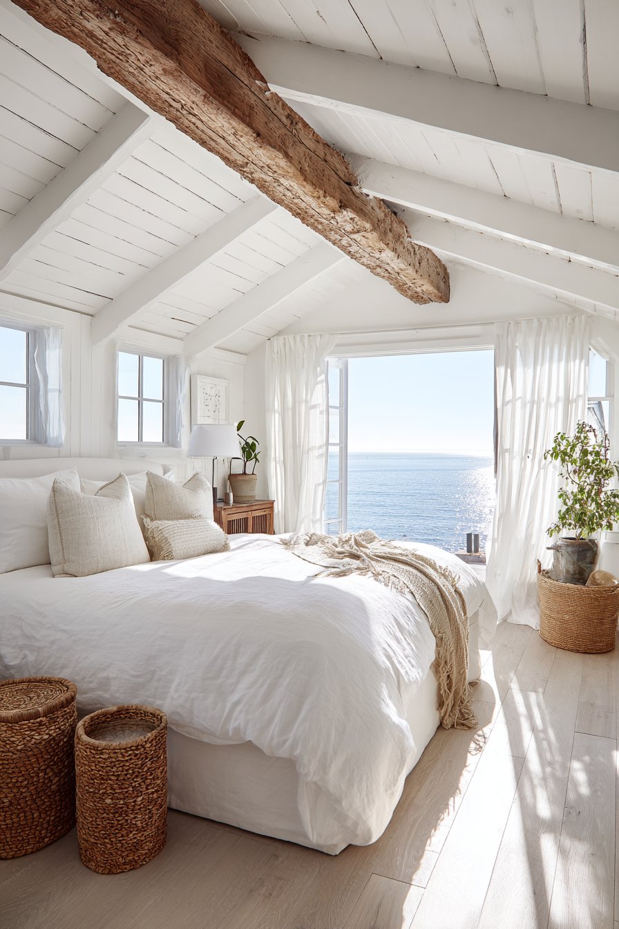 Coastal Shiplap Ceiling Charm