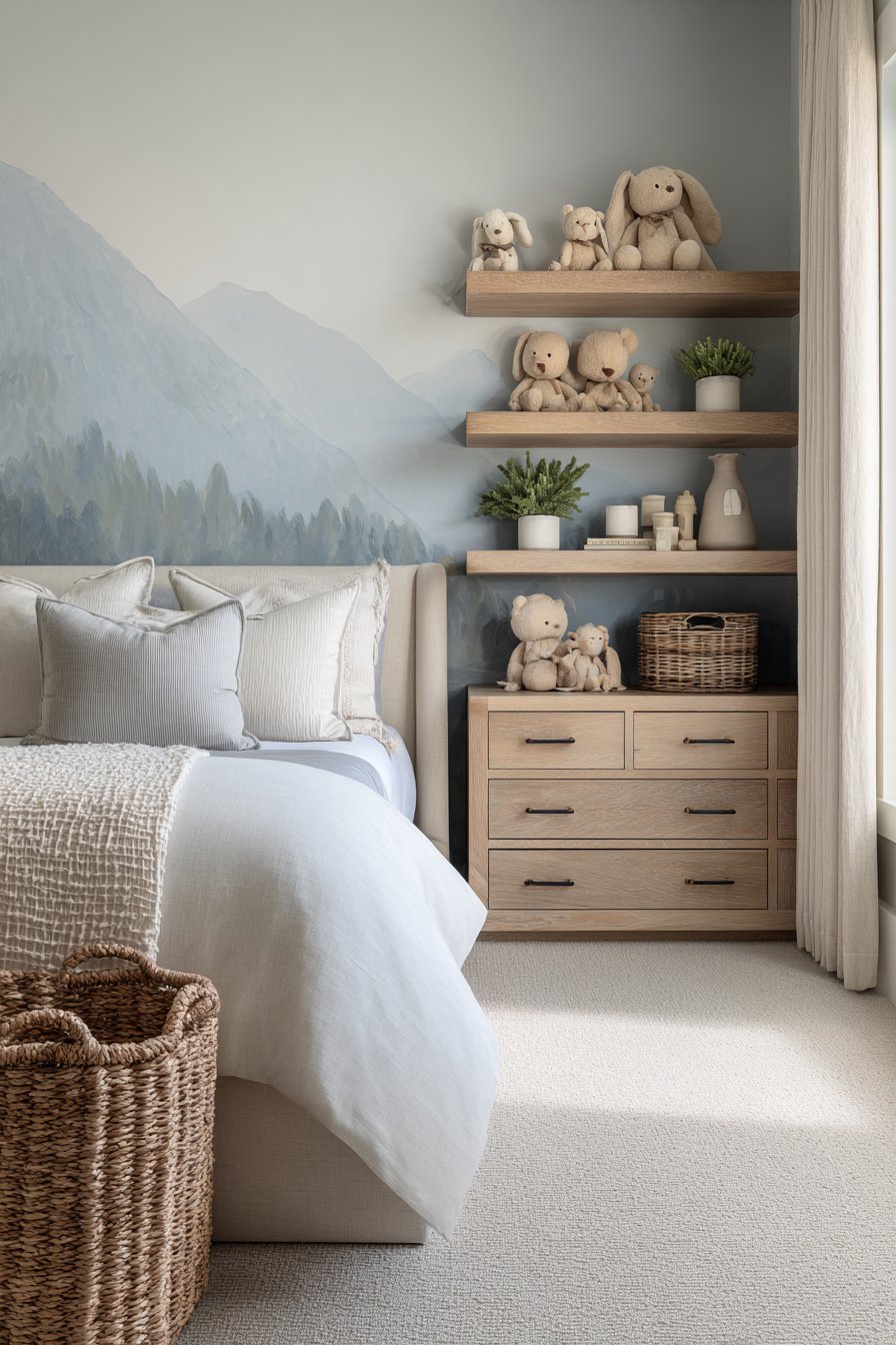 Whimsical Mountain Mural Retreat