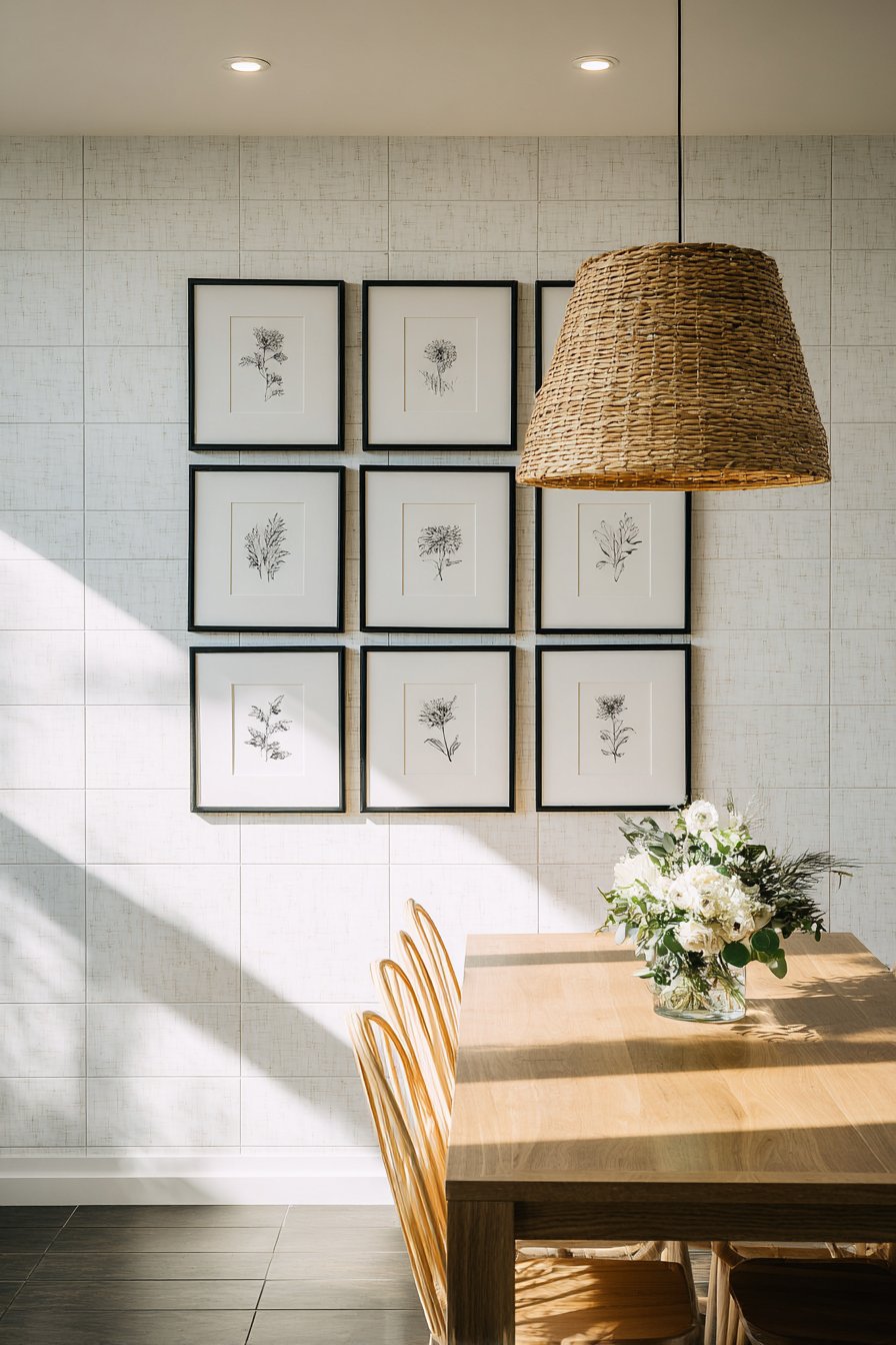 Scandinavian Minimalist Grid Arrangement