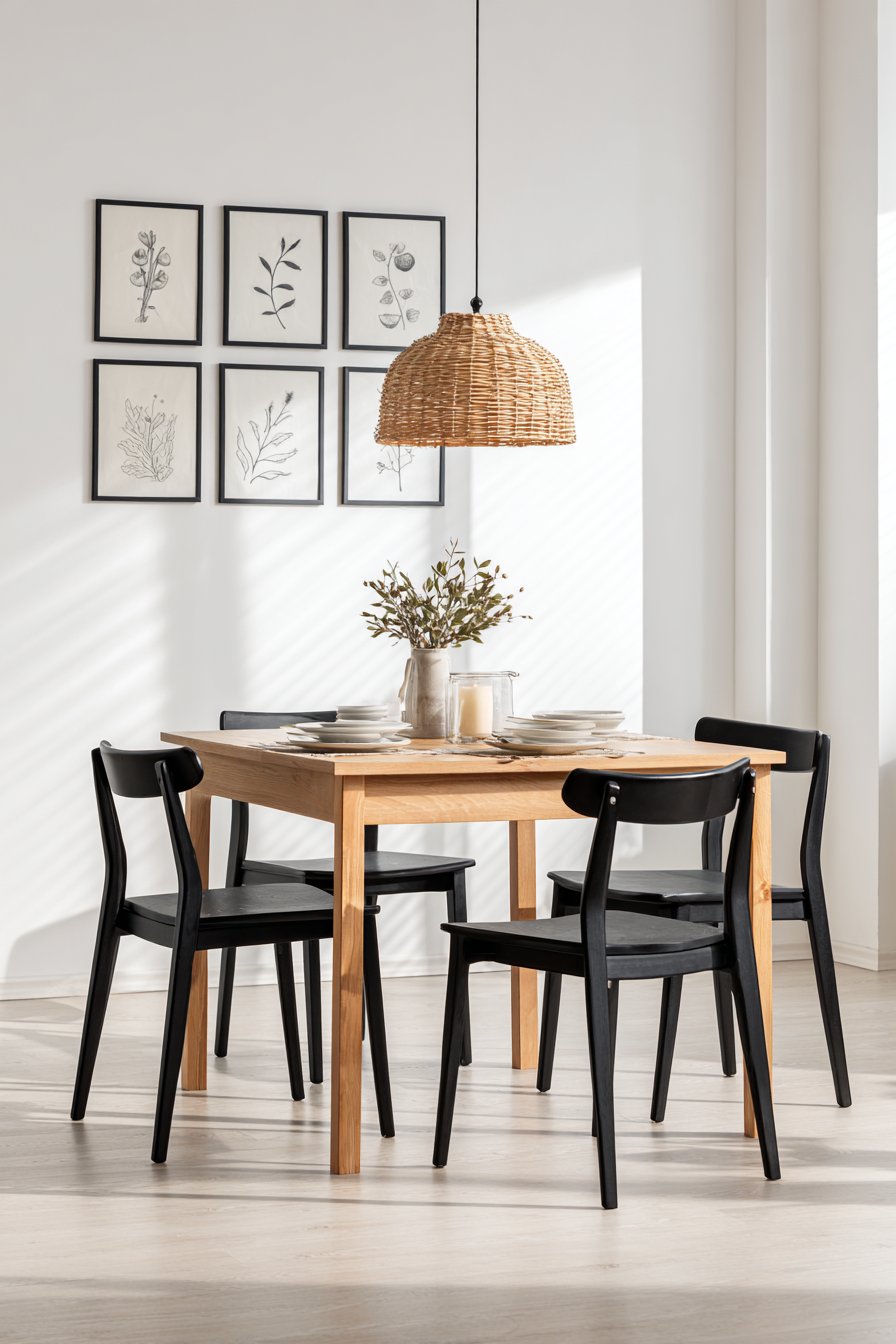 Scandinavian Minimalist Grid Arrangement