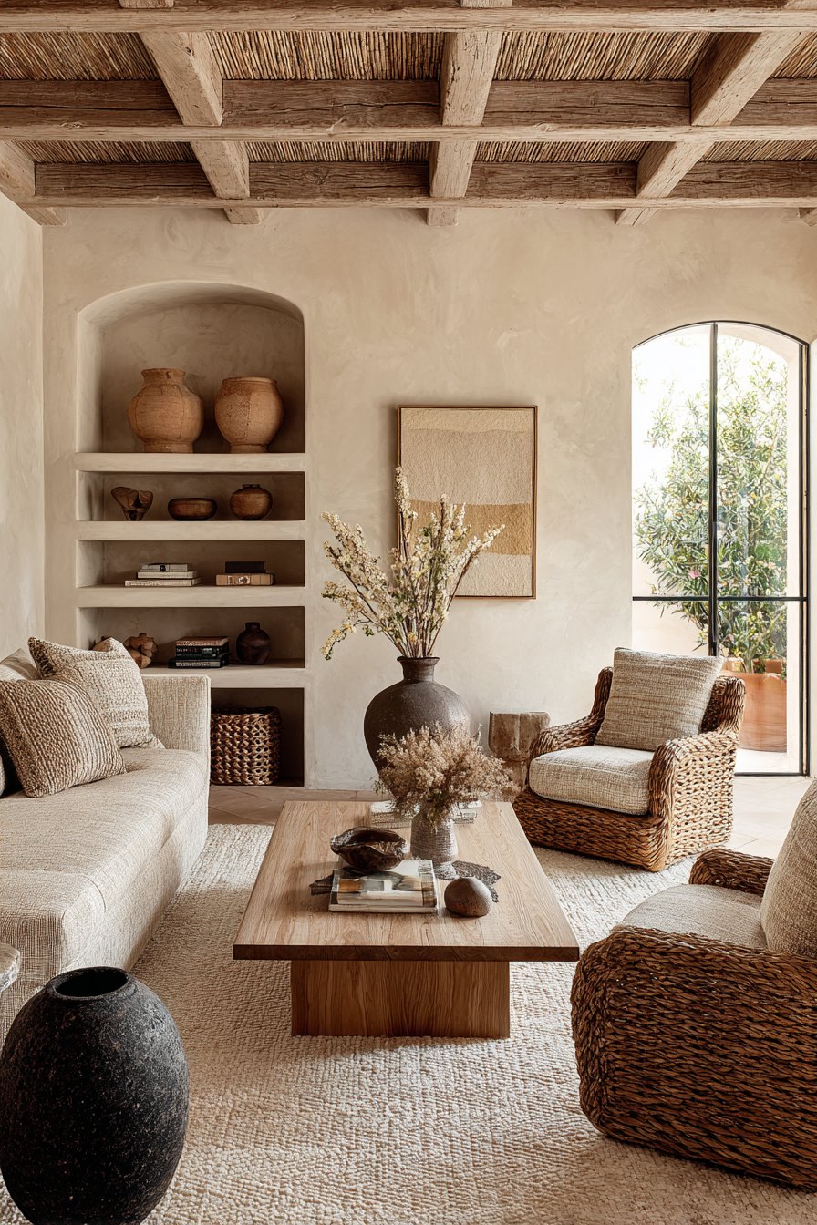 Incorporate Rustic Wood and Natural Materials