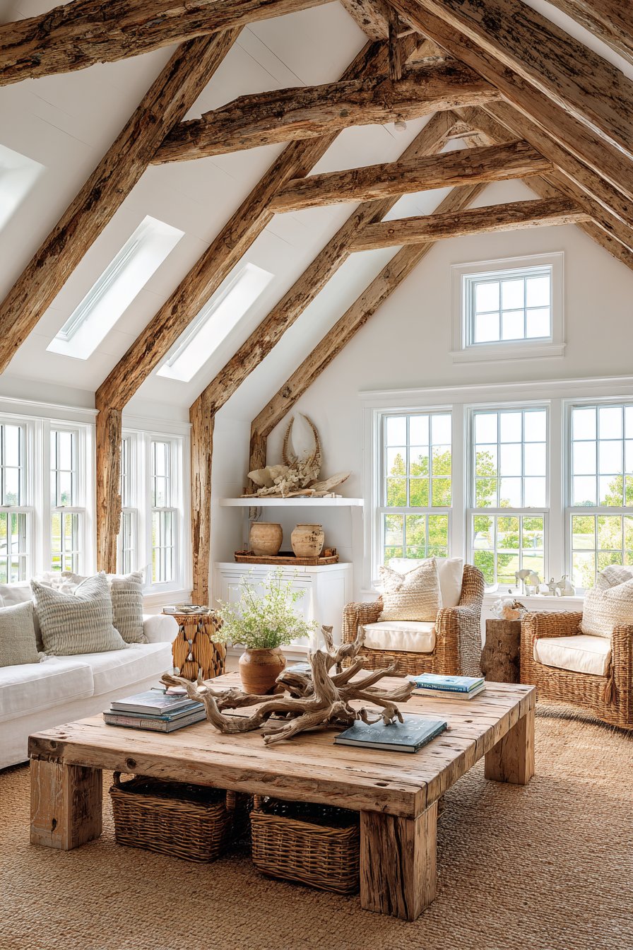 Incorporate Rustic Wood and Natural Materials