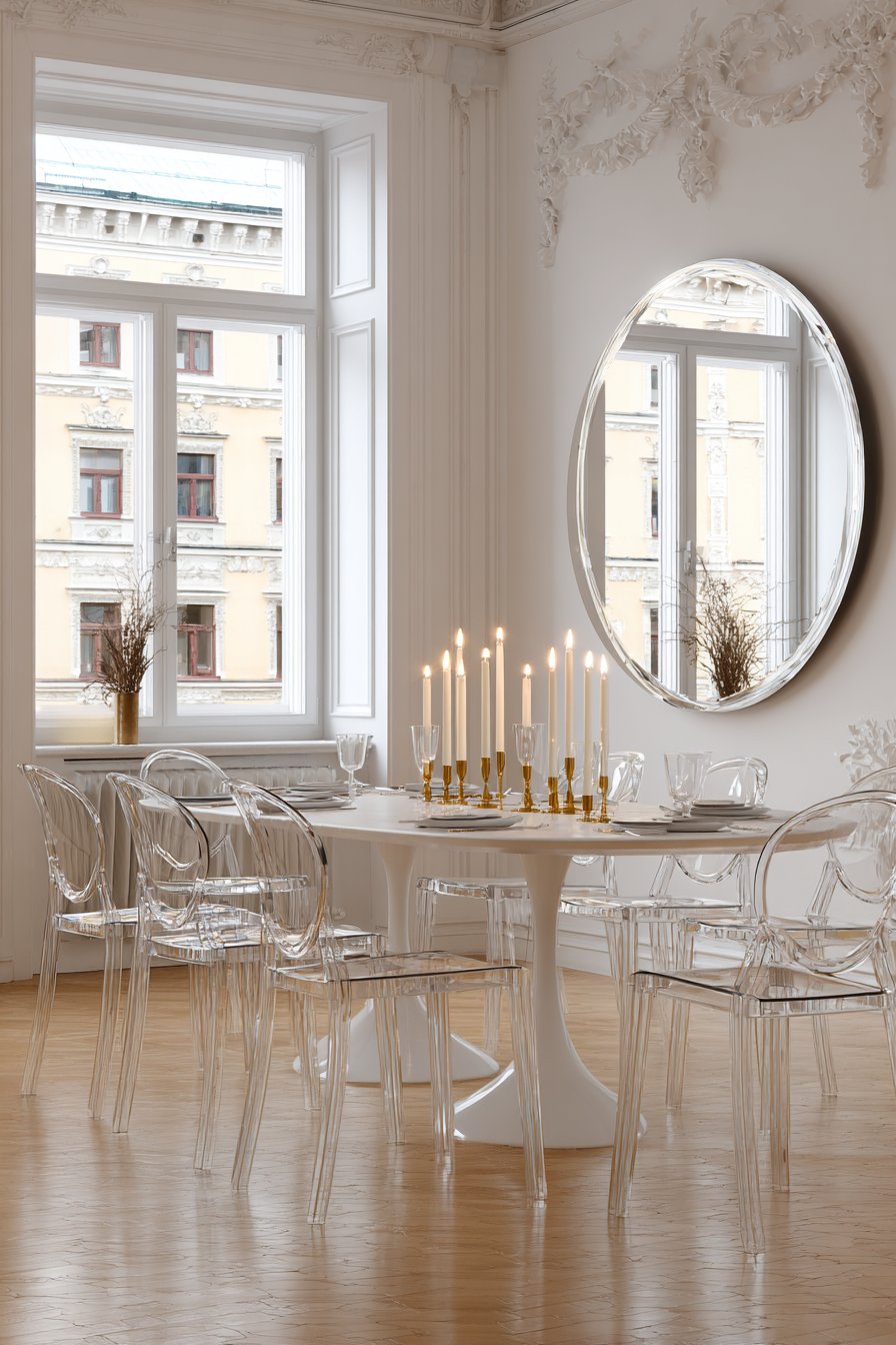 Embrace Light Colors and Reflective Surfaces