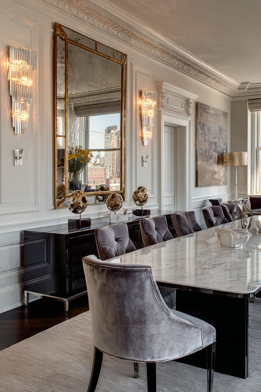 Black Lacquer and Platinum Glamour