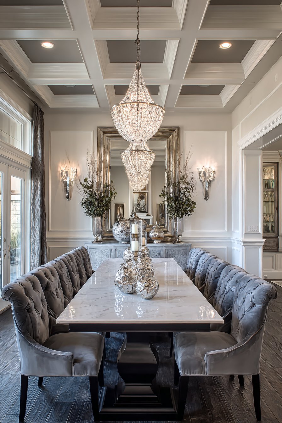 Black Lacquer and Platinum Glamour