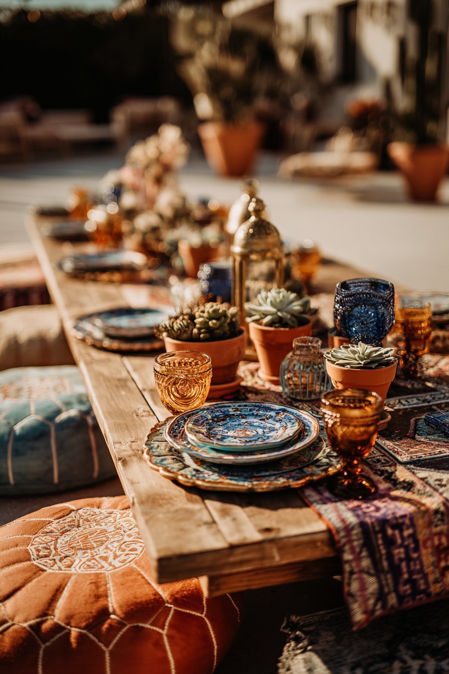 Bohemian Garden Party with Global Flair