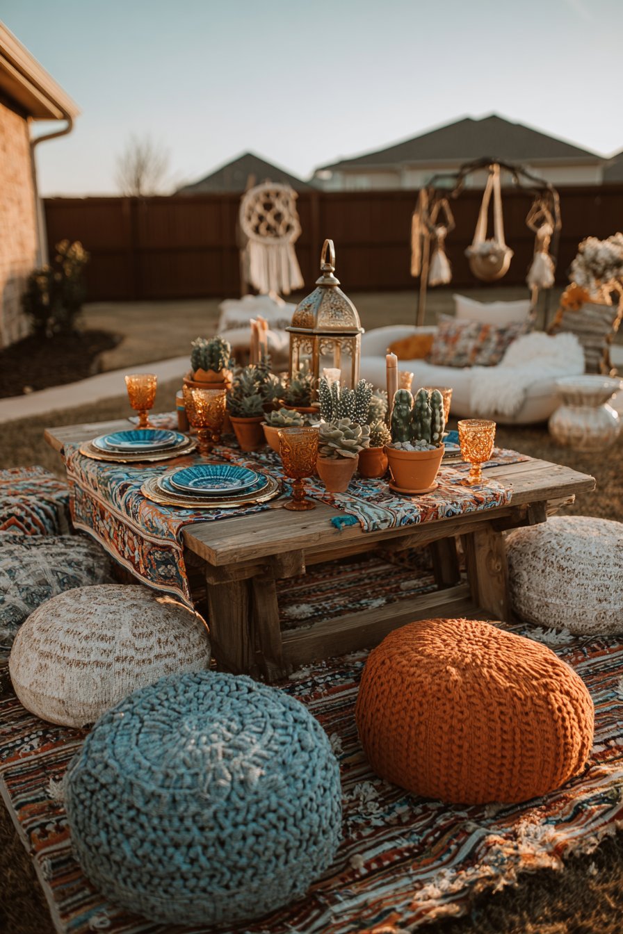 Bohemian Garden Party with Global Flair
