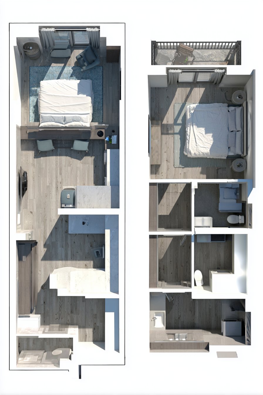 Floor Space Footprint Comparison