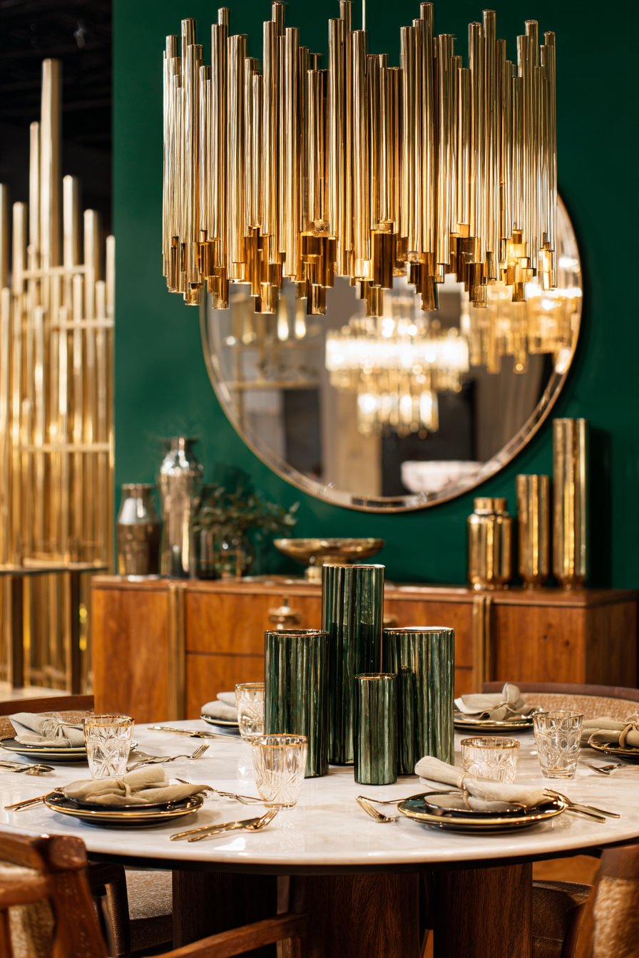 Warm Metallic Accents