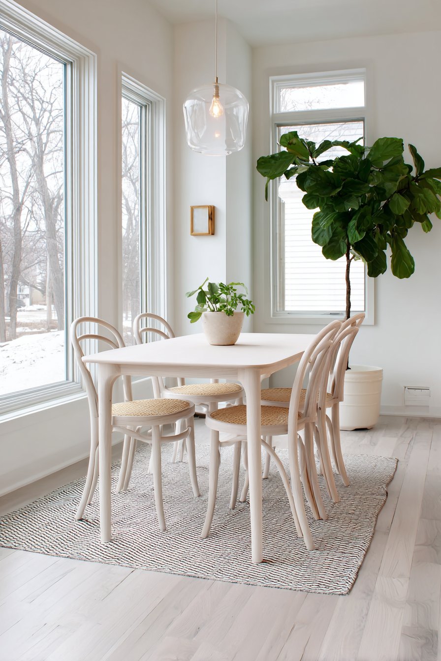 Scandinavian Minimalist White Ash