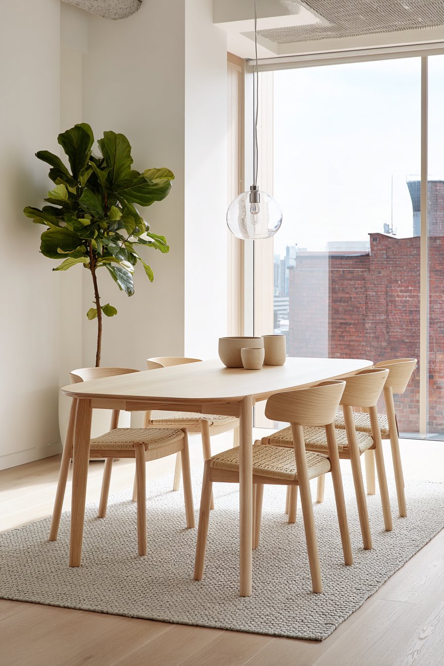 Scandinavian Minimalist White Ash