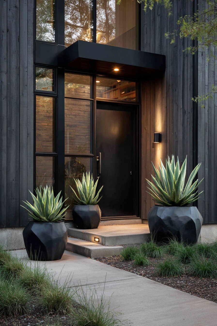 Modern Minimalist Concrete and Steel