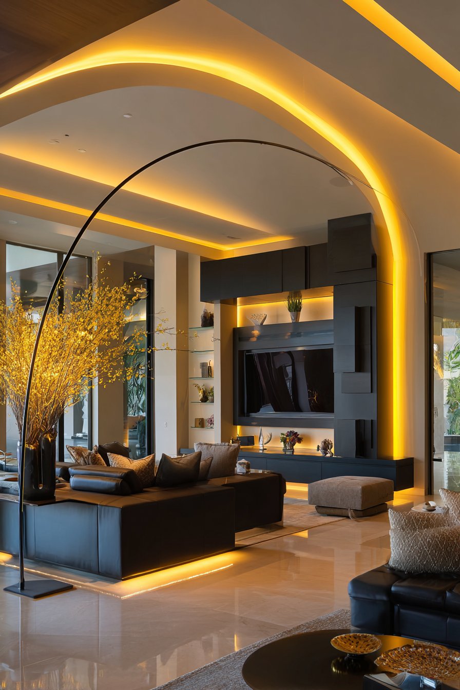 Define Space with Strategic Lighting