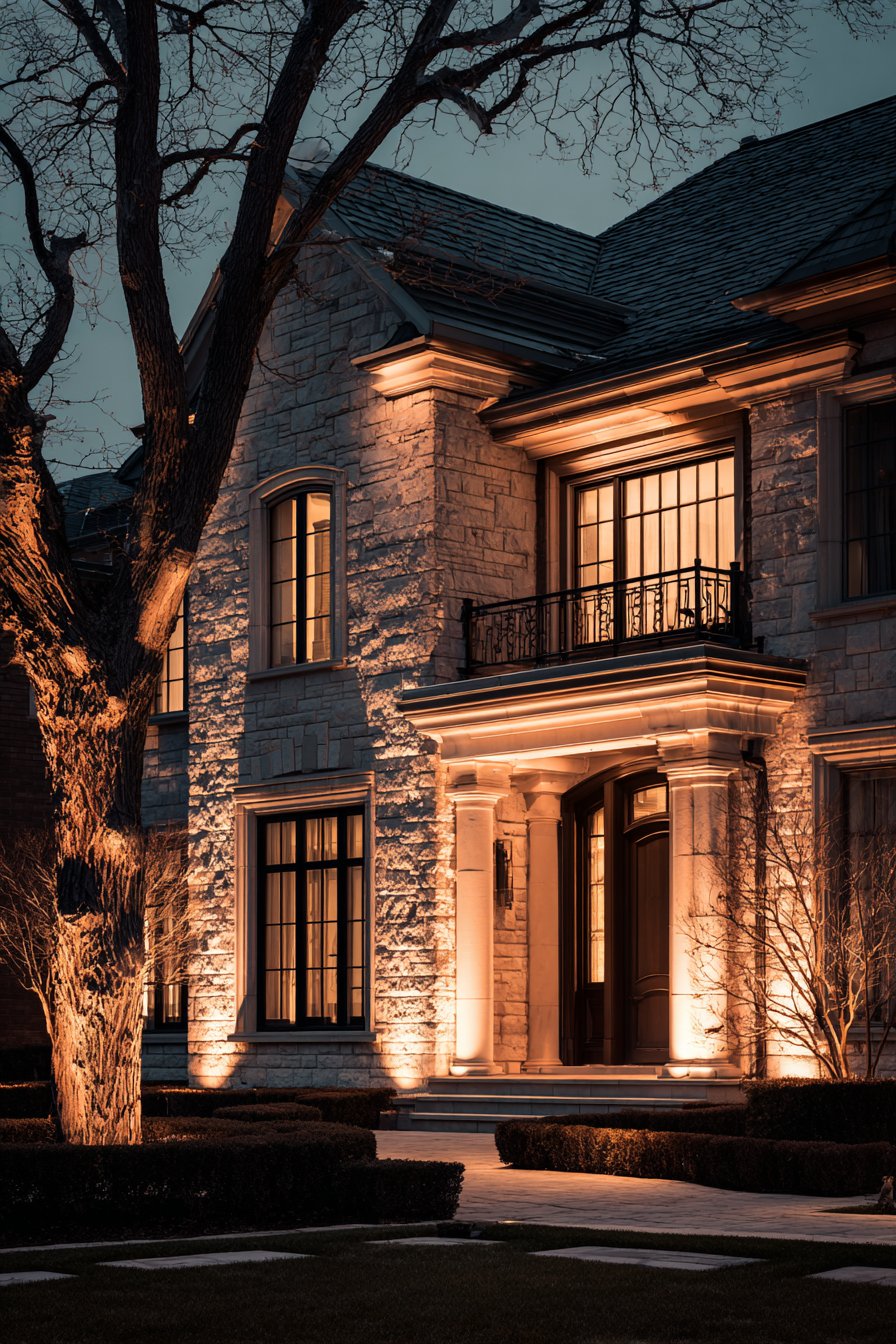 Highlight Architectural Features With Uplighting