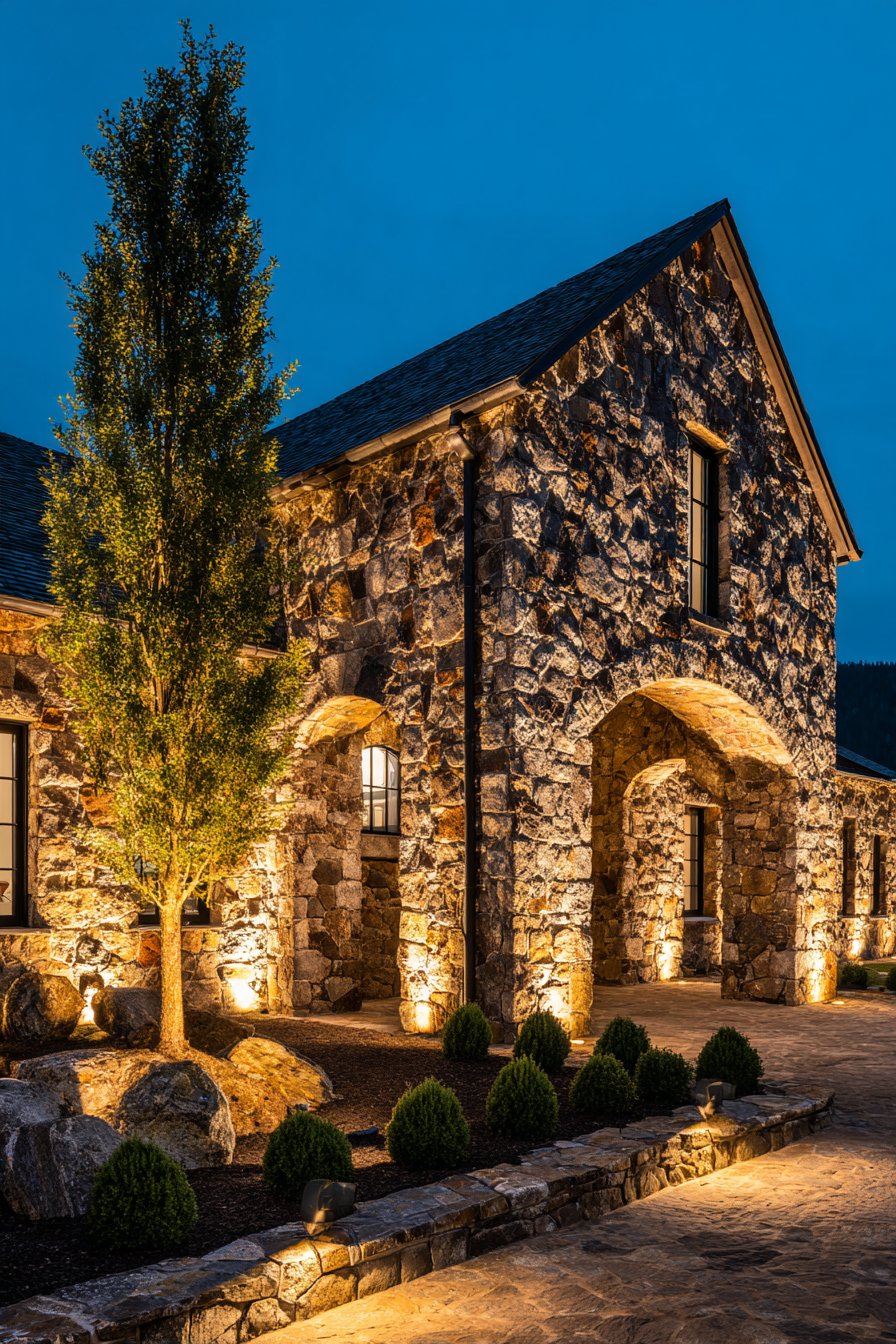 Highlight Architectural Features With Uplighting