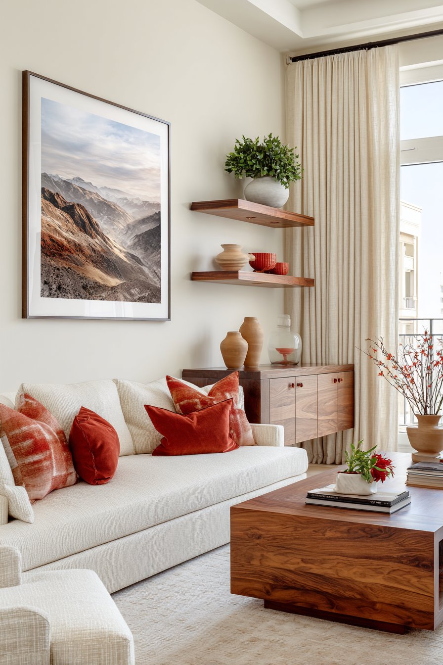 Incorporate Warm Neutral and Earth-Tone Accents