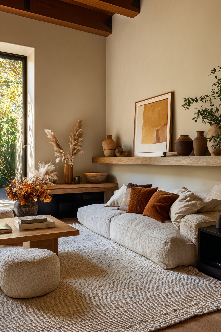 Incorporate Warm Neutral and Earth-Tone Accents