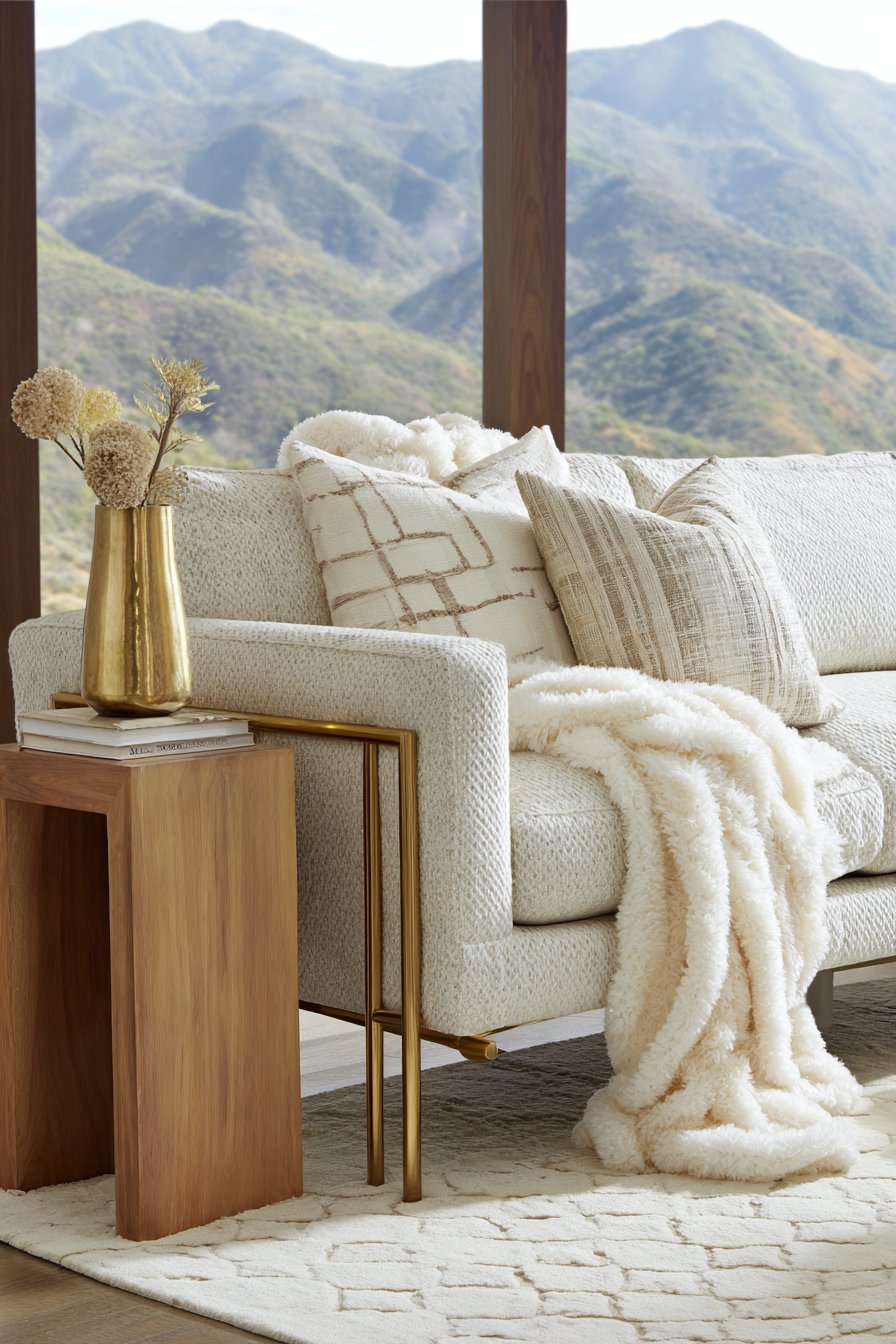 Choose Light-Colored Furniture and Fabrics