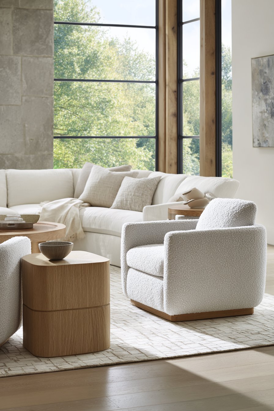 Choose Light-Colored Furniture and Fabrics