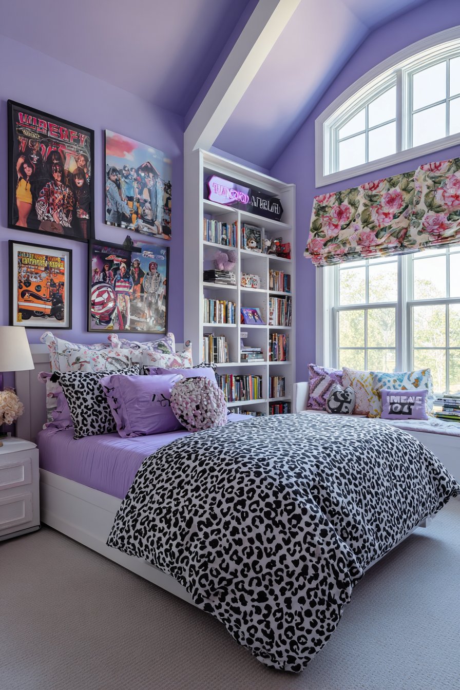 Bold Pattern Mixing with Pop Culture Elements