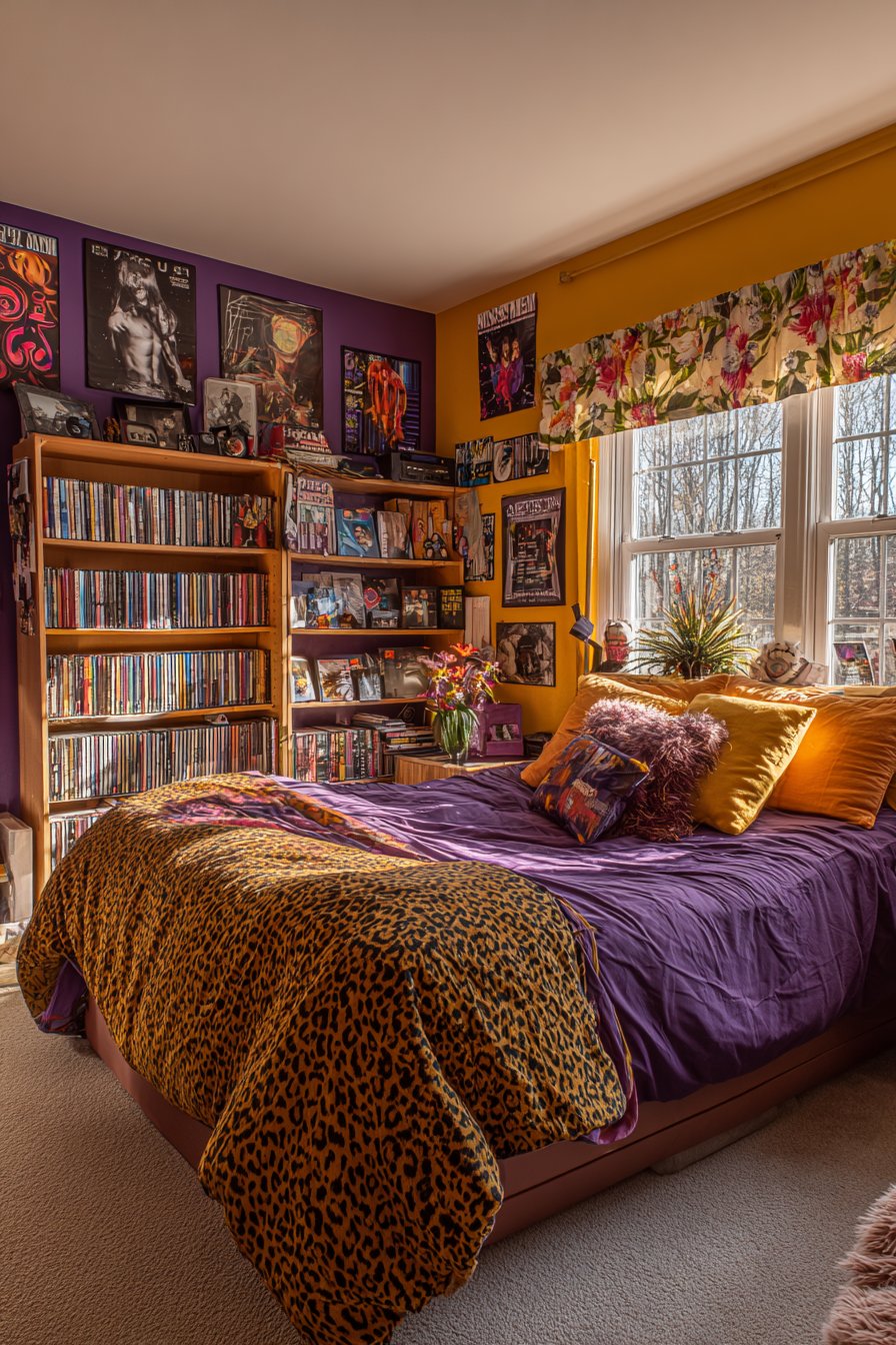 Bold Pattern Mixing with Pop Culture Elements