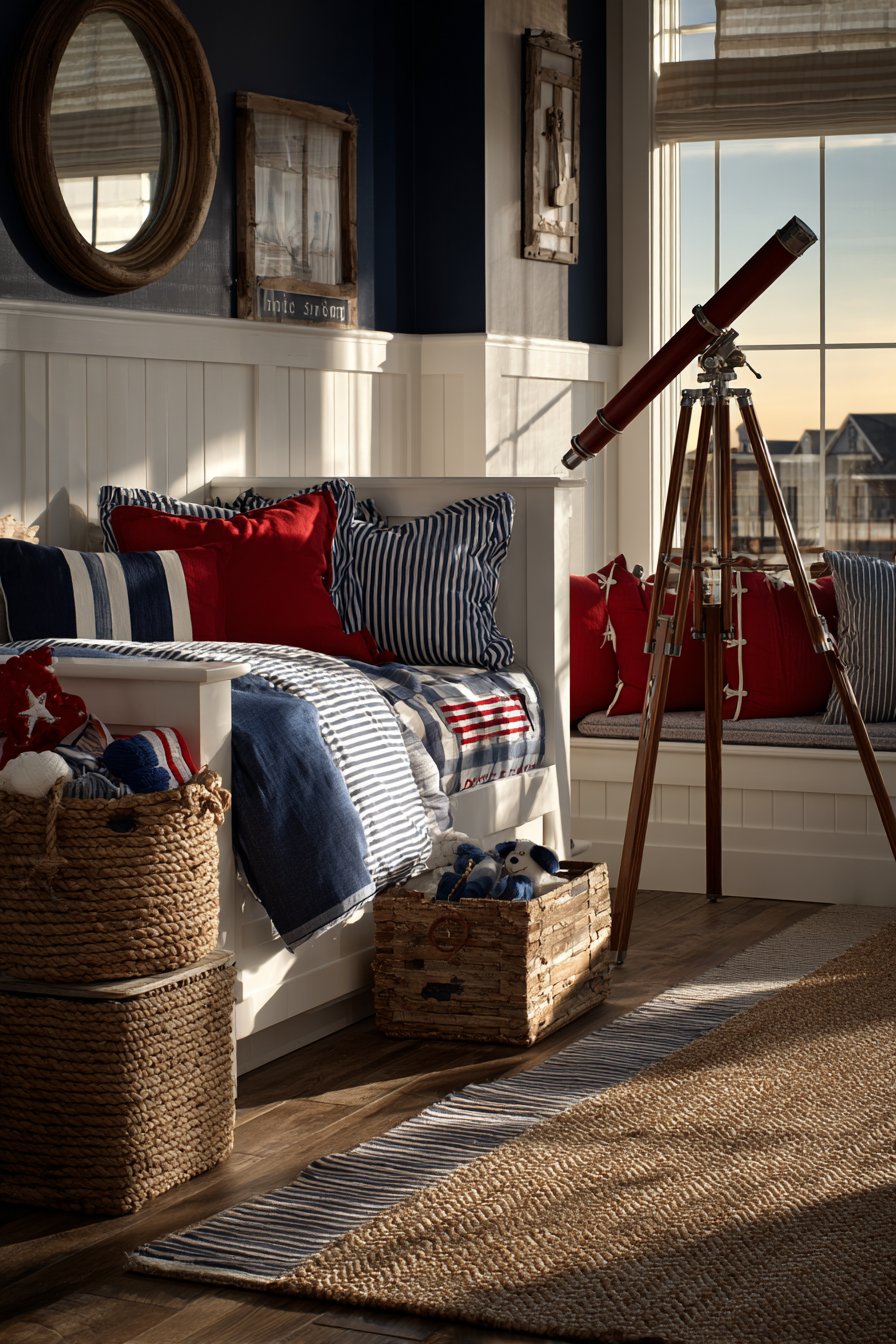 Classic Nautical Theme Bedroom