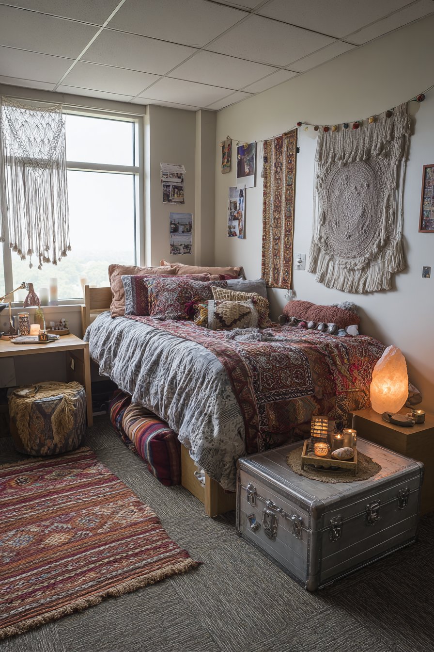 Bohemian Textile Layering Approach