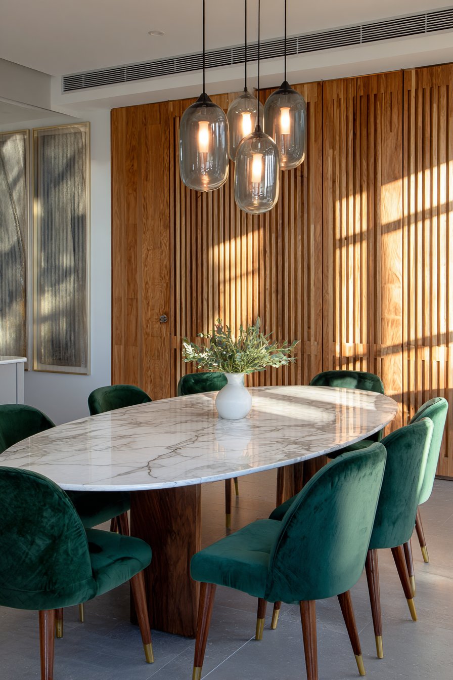 Marble and Emerald Luxury