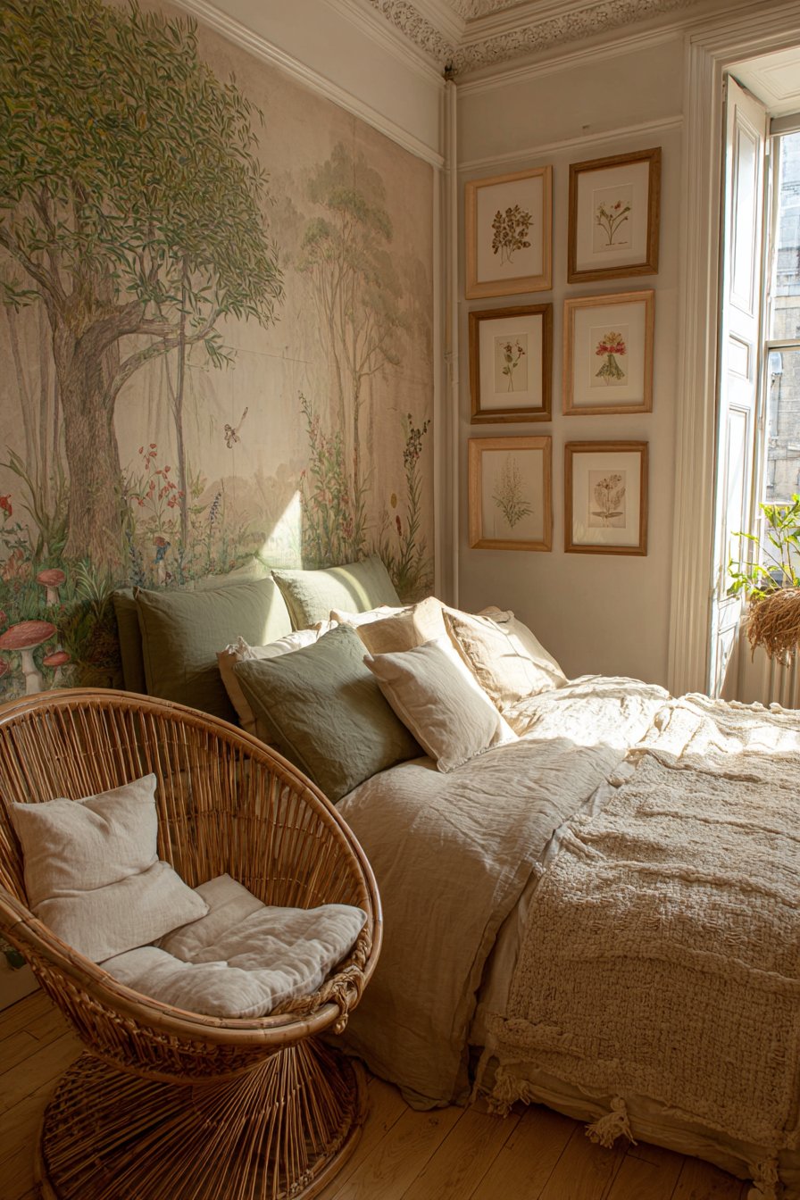 Enchanted Forest Accent Wall